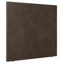 Ver imagem 1 de Cabeceira Cama Box Casal Luana 140cm Veludo Marrom - Desk Design