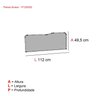 Painel Divisor Para Estacao De Trabalho P120X50  - 2