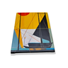 Mini Quadro Decorativo de Barco Veleiro em Linhas Retas - 5
