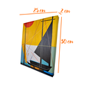 Ver imagem 7 de Mini Quadro Decorativo de Barco Veleiro em Linhas Retas