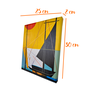 Mini Quadro Decorativo de Barco Veleiro em Linhas Retas - 7