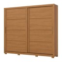 Ver imagem 3 de Guarda-roupa Casal 2 Portas de Correr 4 Gavetas Thor Henn Cinamomo