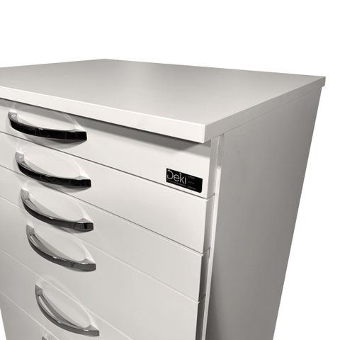 Mesa Auxiliar Carrinho P/ Dentista - Branco