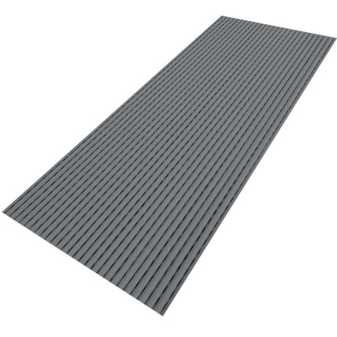 Passadeira Emborrachada Antiderrapante 2.5 M X 45cm Cinza