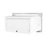Mini Caixa De Correio carta Inox polido brilhante espelhada Compacta 20 cm profundidade - 3