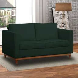 Sofá Poltrona Aspen 2 Lugares 140cm Suede Verde - Fm - 2