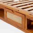 Ver imagem 5 de Cama Queen 3 Gavetas 100% Madeira Maciça Pinus Ws