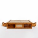 Ver imagem 7 de Cama Queen 3 Gavetas 100% Madeira Maciça Pinus Ws