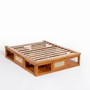 Ver imagem 2 de Cama Queen 3 Gavetas 100% Madeira Maciça Pinus Ws