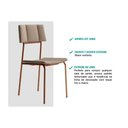 Ver imagem 3 de Cadeira Sala de Jantar Lou 1742 Kit 6 Uni Rose/linho Areia - Carraro
