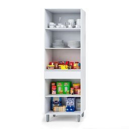 Paneleiro Duplo Nicho Para Micro-ondas Top Class Branco - 8