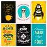 Kit 6 Placas Decorativas Frases Motivacionais 20x30 cm Mdf - 1