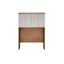 Ver imagem 1 de Armário Ponte Modulado Aéreo Casal-queen 167cm Rizon-linea C- 4 Portas Cumaru-fendi - Novo