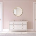 Ver imagem 3 de Espelho Decorativo Redondo com Moldura Alumínio 40cm x 40cm Decore Pronto