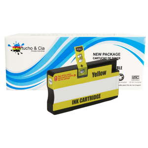 Cartucho de Tinta Compatível 954xl L0s68ab Amarelo 26ml