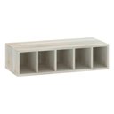 Ver imagem 1 de Nicho Garrafeiro Horizontal Luciane 70 Cm Lis Legno Crema