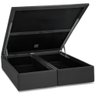 Cama Box Super King Size Ortobom Baú Camurça Cinza (193x203x39cm) - 1