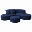 Ver imagem 2 de Sofá Virgínia 3m Estofado Suede Moderno Confortável Luxo