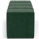 Ver imagem 7 de Puff Decorativo Living Sala de Estar 195 cm Roma W01 Couríssimo Verde - Lyam Lyam Decor