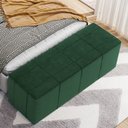 Ver imagem 2 de Puff Decorativo Living Sala de Estar 195 cm Roma W01 Couríssimo Verde - Lyam Lyam Decor