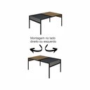 Ver imagem 6 de Mesa de Centro Industrial Retrô Madeira/Aço York Bege