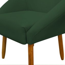 Poltrona Decorativa para Sala Recepção Manicure Consultório Stella Suede - 6
