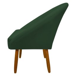Poltrona Decorativa para Sala Recepção Manicure Consultório Stella Suede - 5