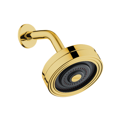 Ducha Chuveiro P/ Aquecedor Solar e Gás Smart Clean - Dourado Brilho
