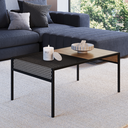 Ver imagem 2 de Mesa de Centro Industrial Retrô Madeira/Aço York