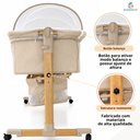 Ver mais imagens de Berco Co-Sleeper Premium Amadeirado com Balanco Mosquiteiro