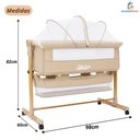 Ver imagem 4 de Berco Co-Sleeper Premium Amadeirado com Balanco Mosquiteiro