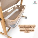Ver imagem 6 de Berco Co-Sleeper Premium Amadeirado com Balanco Mosquiteiro