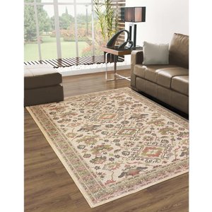 Tapete Sala Classico Oriental 100X150 Cm Tipo Belga 72 Bege