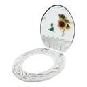 Ver imagem 3 de Tampa de Vaso Decorada Convencional Girassol Beija Flor