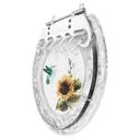 Ver imagem 2 de Tampa de Vaso Decorada Convencional Girassol Beija Flor