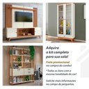 Ver imagem 4 de Closet para Roupas com Cabideiro e Prateleiras em Mdf 2,20m Cor:off White com Freijó