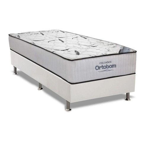 Cama Box Crc Solt +Colchão D45 Espuma High Foam Ortobom 88
