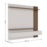 Painel para Tv até 70 Polegadas Juriti Portas Ripado Amêndoa/off White Matte - Colibri - 4
