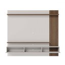 Ver imagem 3 de Painel para Tv até 70 Polegadas Juriti Portas Ripado Amêndoa/off White Matte - Colibri