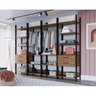 Módulo Closet Cabideiro Industrial Te6040 Móveis Digital - 5