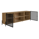 Ver imagem 7 de Rack Industrial Retrô para TV até 70 Polegadas 180cm 2 Portas 2 Nichos York Bege