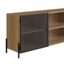 Ver mais imagens de Rack Industrial Retrô para TV até 70 Polegadas 180cm 2 Portas 2 Nichos York Bege