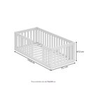 Ver imagem 3 de Quarto Montessoriano Mini Cama Giulia e Guarda-Roupa Curió 4 Portas Casatema MadeiraOriginals Branco