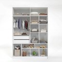 Ver imagem 5 de Quarto Montessoriano Mini Cama Giulia e Guarda-Roupa Curió 4 Portas Casatema MadeiraOriginals Branco