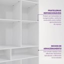 Ver imagem 7 de Quarto Montessoriano Mini Cama Giulia e Guarda-Roupa Curió 4 Portas Casatema MadeiraOriginals Branco