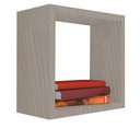 Ver imagem 1 de NICHO DECORATIVO TROVARELLI 40X40X20 CM MADEIRADO