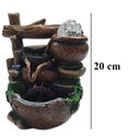 Ver imagem 6 de Fonte de Água Decorativa Led Cascata Paisagem Relaxante 26048 Tronco