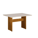 Ver imagem 2 de Conjunto de Mesa Uai Isis 120x90cm com 4 Cadeiras Olga - Cinamomo/off White