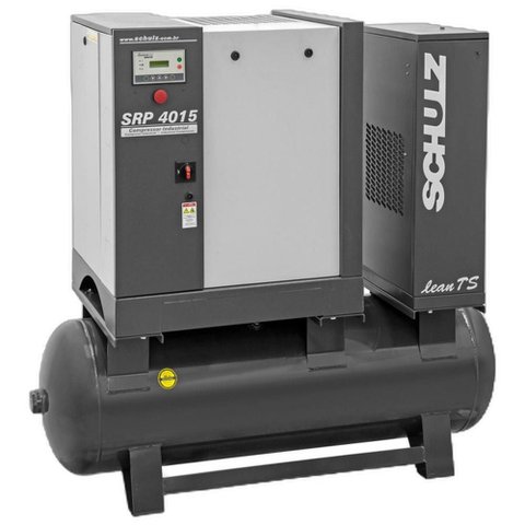 Compressor Parafuso Schulz Srp4015e Lean Ts 260 Litros 15hp 11bar Trifásico 220v