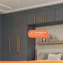 Ver imagem 6 de Guarda Roupas Modulado Closet de Canto Quarto Completo 14 Portas Espaço Cama Queen 1,58m Madrid